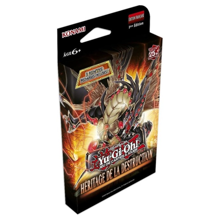 Tripack Héritage de la Destruction - 3 Boosters YuGiOh