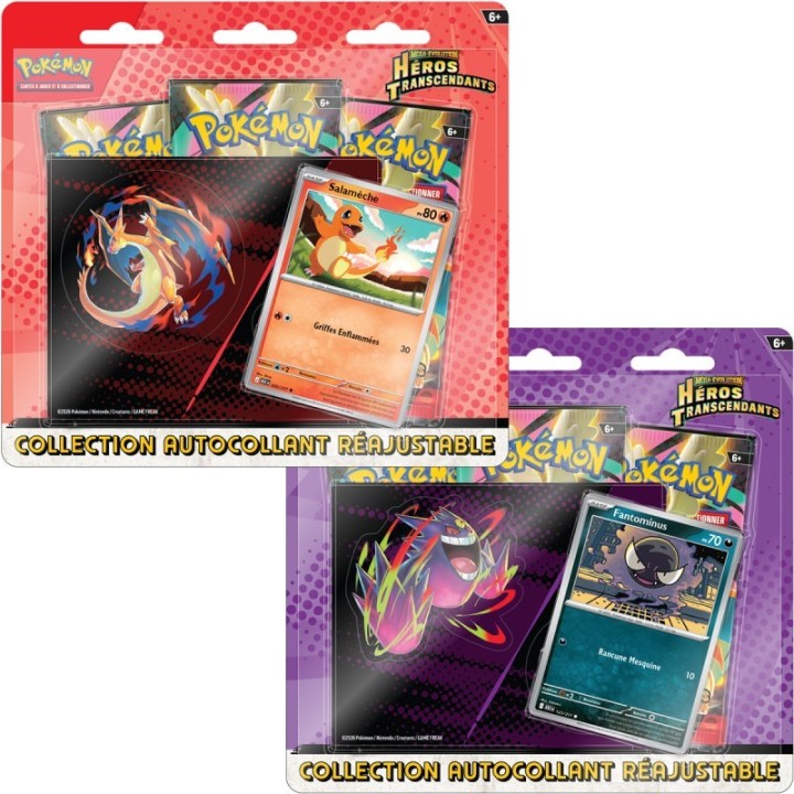 Tripack Collection Autocollant Réajustable ME2.5 – Héros Transcendants